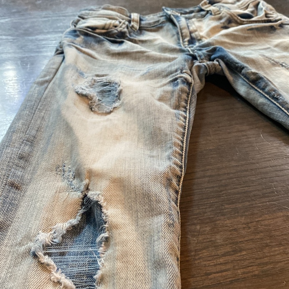Haus of Jr distressed denim jeans size 12 - Picture 3 of 6